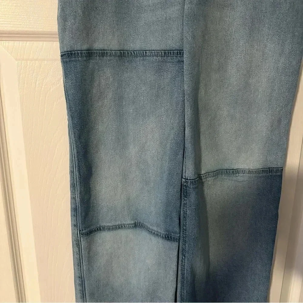 Women's Curvy Ultra High-Rise Patch Dad Jeans. Size‎ 0 (Long).